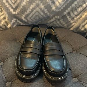 Torrid black chunky loafer shoes 8 wide